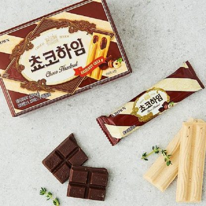 [Crown] Choco Heim Hazelnut Cream Wafers 47g/142g 크라운 쵸코하임