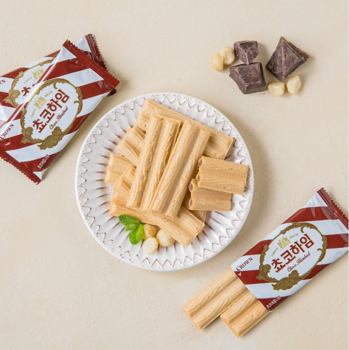 [Crown] Choco Heim Hazelnut Cream Wafers 47g/142g 크라운 쵸코하임