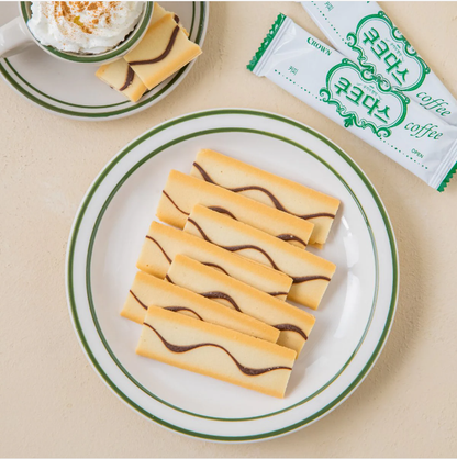 [Crown] Couque D'asse Vienna Coffee Cookies 128g 크라운 쿠크다스 커피