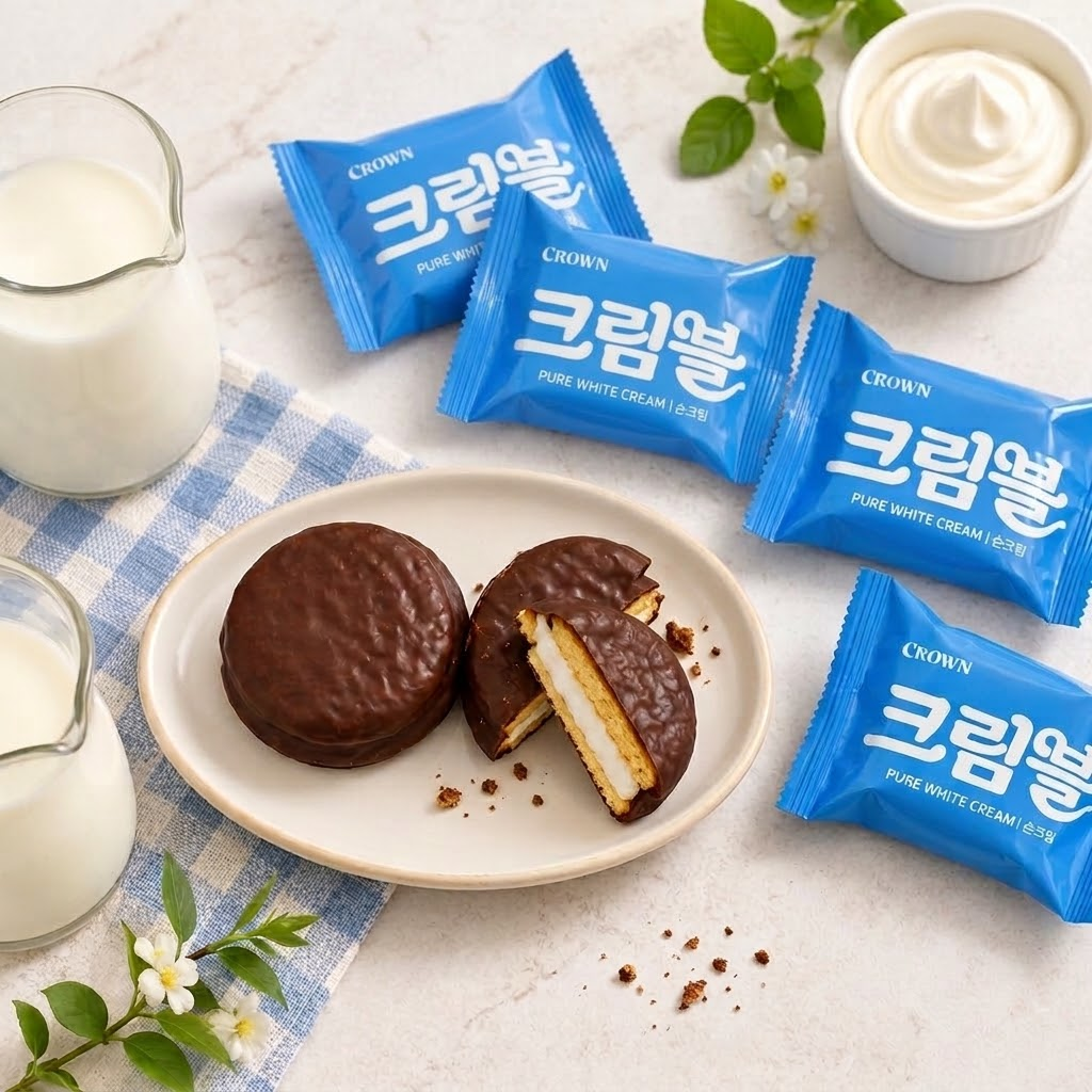 [Crown] Creamble Pure White Cream 300g 크라운 크림블 순크림