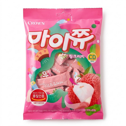 [Crown] Mychew Fruity Soft Candy 100g 크라운 마이쮸