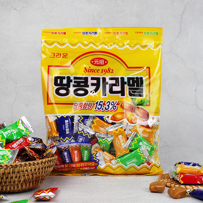 [Crown] Peanut Caramel Candy 120g 크라운 땅콩카라멜