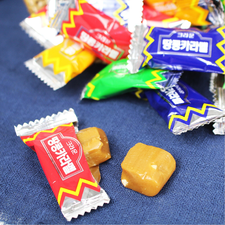 [Crown] Peanut Caramel Candy 120g 크라운 땅콩카라멜