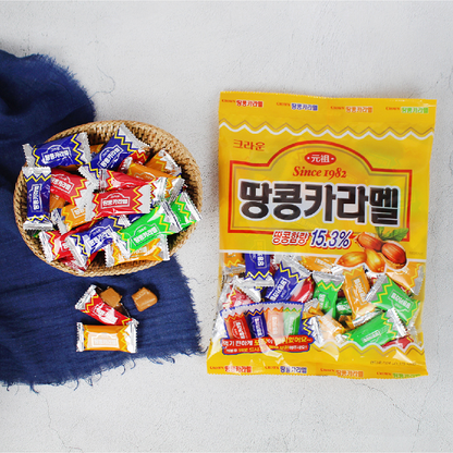 [Crown] Peanut Caramel Candy 120g 크라운 땅콩카라멜