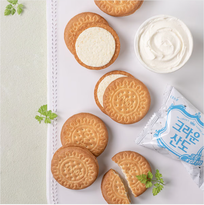 [Crown] Sando Strawberry / Cream Cookies 61g / 161g / 323g 크라운 산도 딸기 / 산도 크림