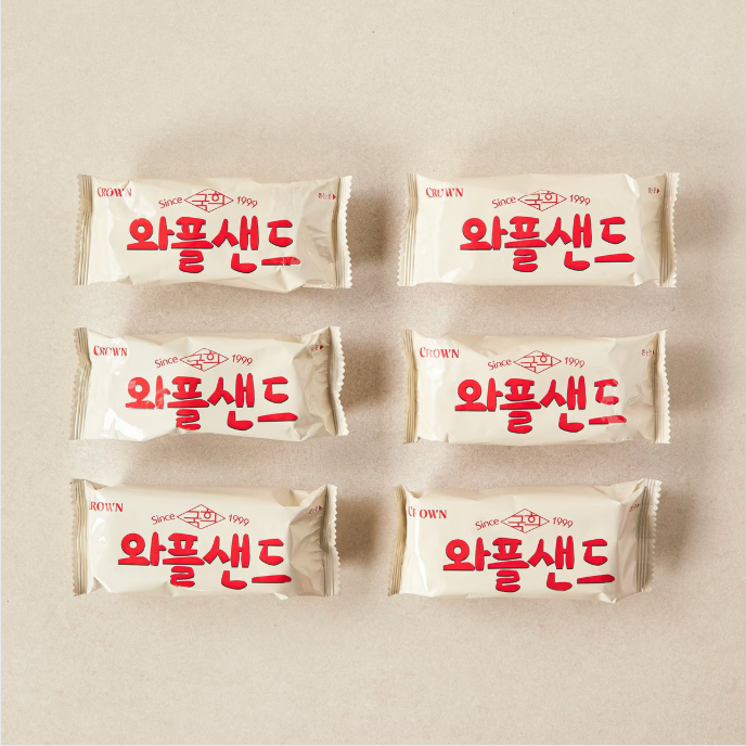 [Crown] Waffle Sandwich Biscuits 91g 크라운 국희 와플샌드