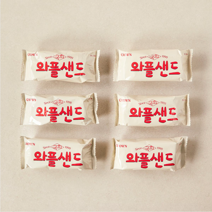 [Crown] Waffle Sandwich Biscuits 91g 크라운 국희 와플샌드