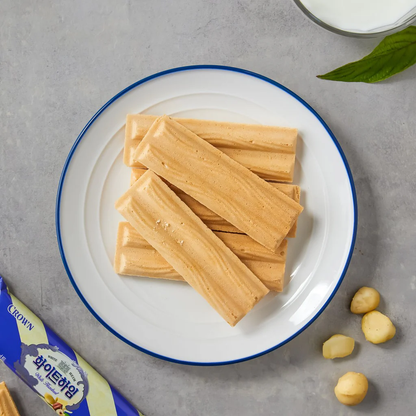 [Crown] White Heim White Hazelnut Cream Wafers 47g/142g   크라운 화이트 하임