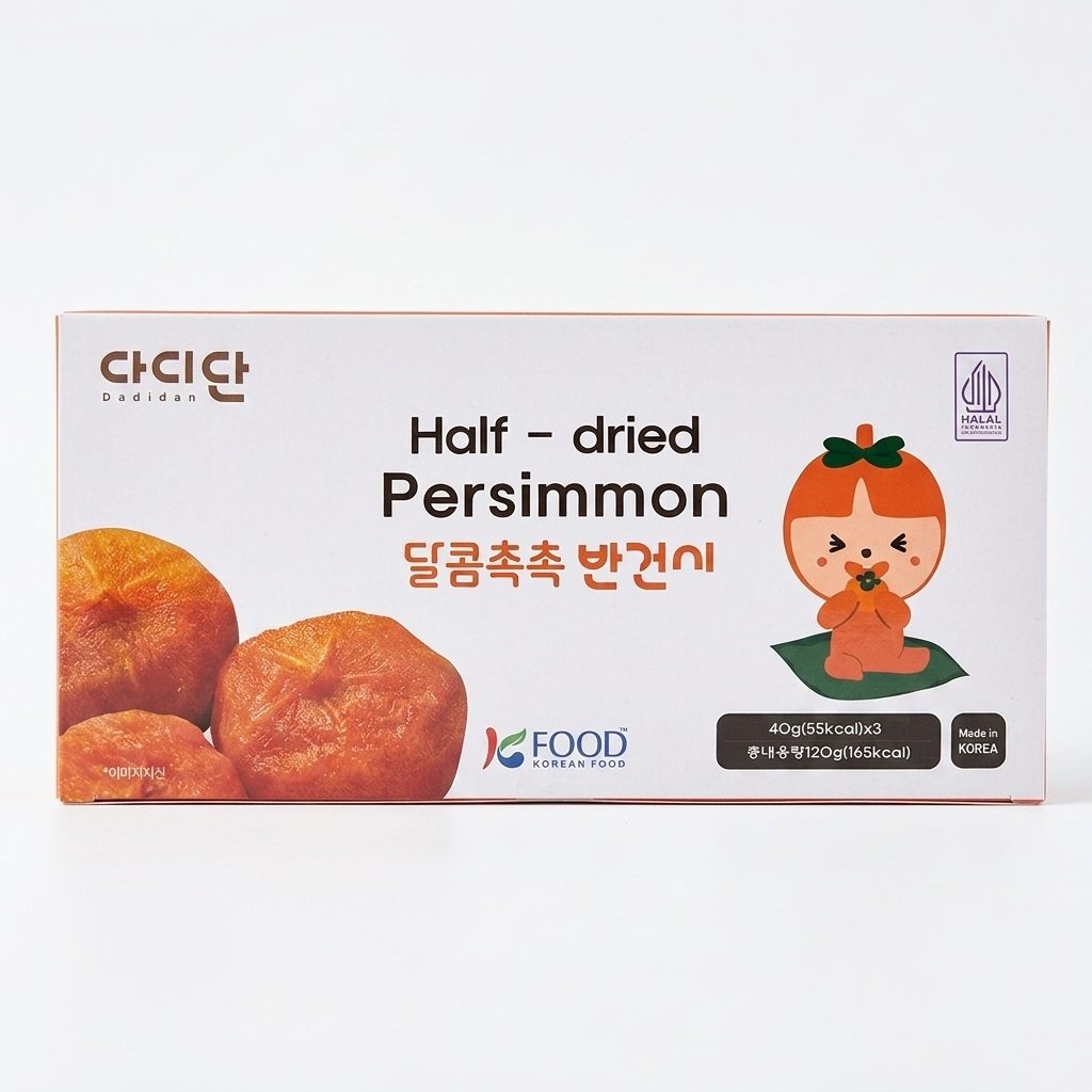 [Dadidan] Korean Half-Dried Persimmon 40g / 120g / 200g 다디단 달콤촉촉 반건시