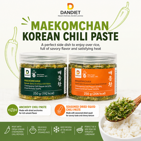Maekomchan Anchovy/ Dried Squid Spicy Chili Paste 250g  매끔찬 멸치 진미채 고추다짐이