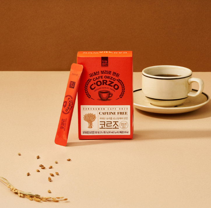 [Danongwon] Café Orzo C’ORZO – Instant Barley Tea (Caffeine-Free) 다농원 코르조 오르조커피 10입