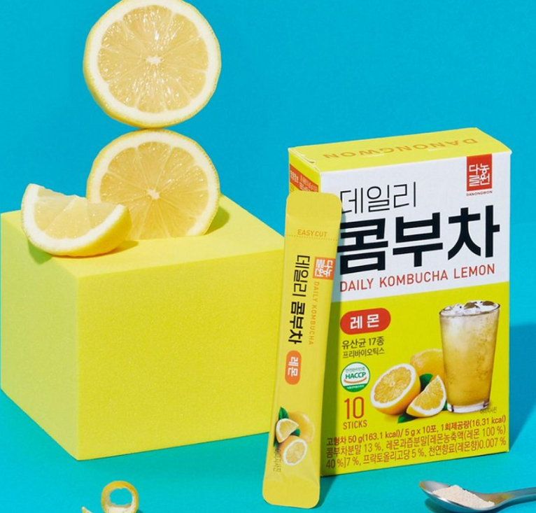 [Danongwon] Daily Kombucha Stick Probiotics Drink Mix 5gx10T 다농원 콤부차
