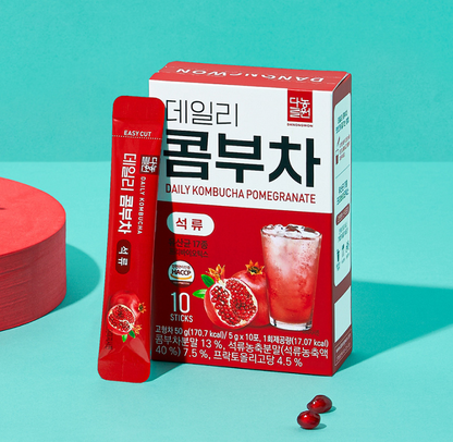 [Danongwon] Daily Kombucha Stick Probiotics Drink Mix 5gx10T 다농원 콤부차