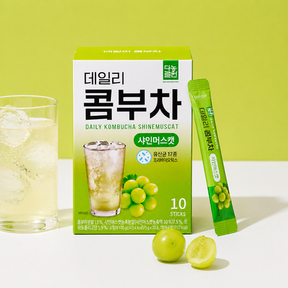 [Danongwon] Daily Kombucha Stick Probiotics Drink Mix 5gx10T 다농원 콤부차