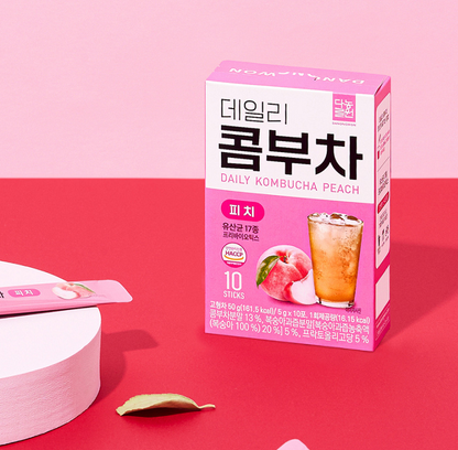 [Danongwon] Daily Kombucha Stick Probiotics Drink Mix 5gx10T 다농원 콤부차