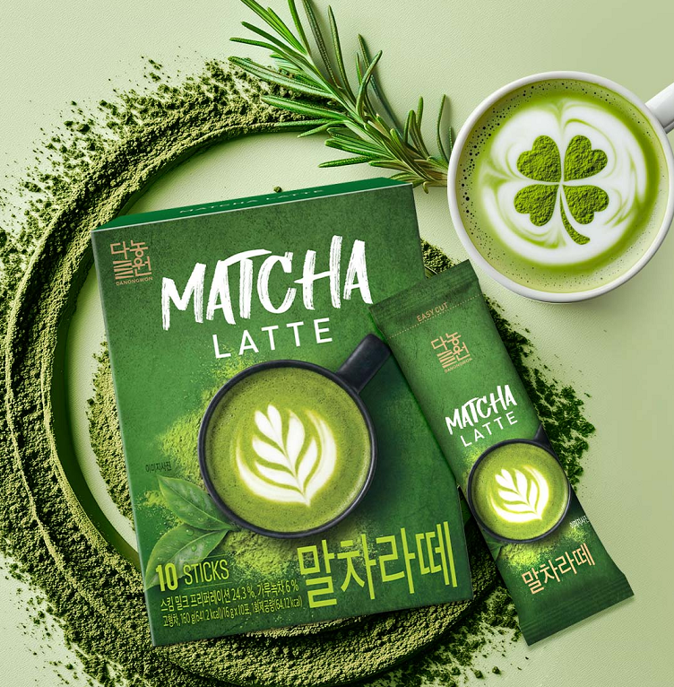 [Danongwon] Matcha Latte Stick 16gx10T 다농원 말차라떼 10개입