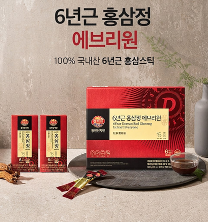 [Dongwon] 6-Year-Old Red Ginseng Everyone 10gx30T 동원 6년근 홍삼정 에브리원