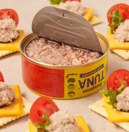 [Dongwon] Canned Tuna Chunk (Light Standard & Hot Pepper) Combo (135gx8) 동원 슈퍼참치 시즌2