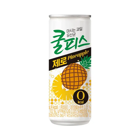 [Dongwon] Coolpis Zero Probiotic Drink (Peach/Pineapple/Plum) 230ml 쿨피스 제로 (복숭아/파인애플/자두)