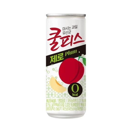 [Dongwon] Coolpis Zero Probiotic Drink (Peach/Pineapple/Plum) 230ml 쿨피스 제로 (복숭아/파인애플/자두)