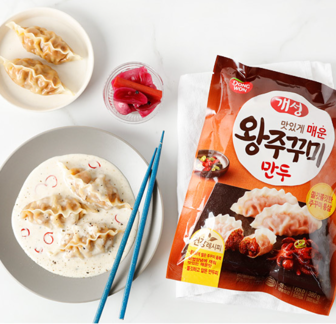 [Dongwon] Kaeseong Octopus Jumbo Dumpling 380gx2  동원 개성 주꾸미만두