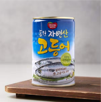 [Dongwon] Canned  Boiled Mackerel 400g 동원 고등어 캔 400g