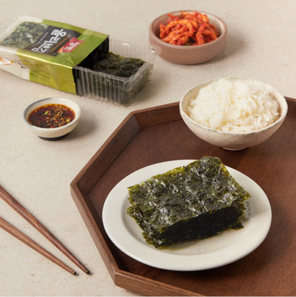 [Dongwon] Roasted Laver Gim Snack (Olive Oil/Sesame Oil/Perilla Oil)12P [동원] 양반 김 (올리브유/참기름/들기름)