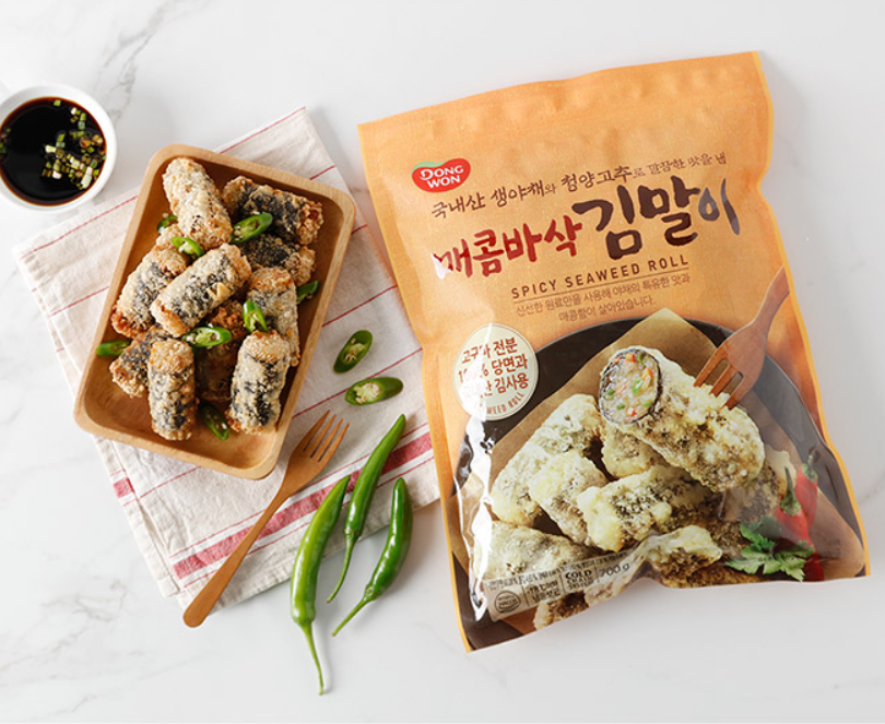 [Dongwon] Crispy Seaweed Roll (Vegetable / Spicy) 475g   동원 김말이