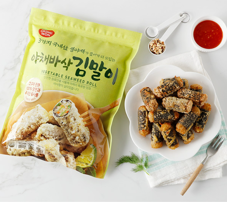 [Dongwon] Crispy Seaweed Roll (Vegetable / Spicy) 475g   동원 김말이