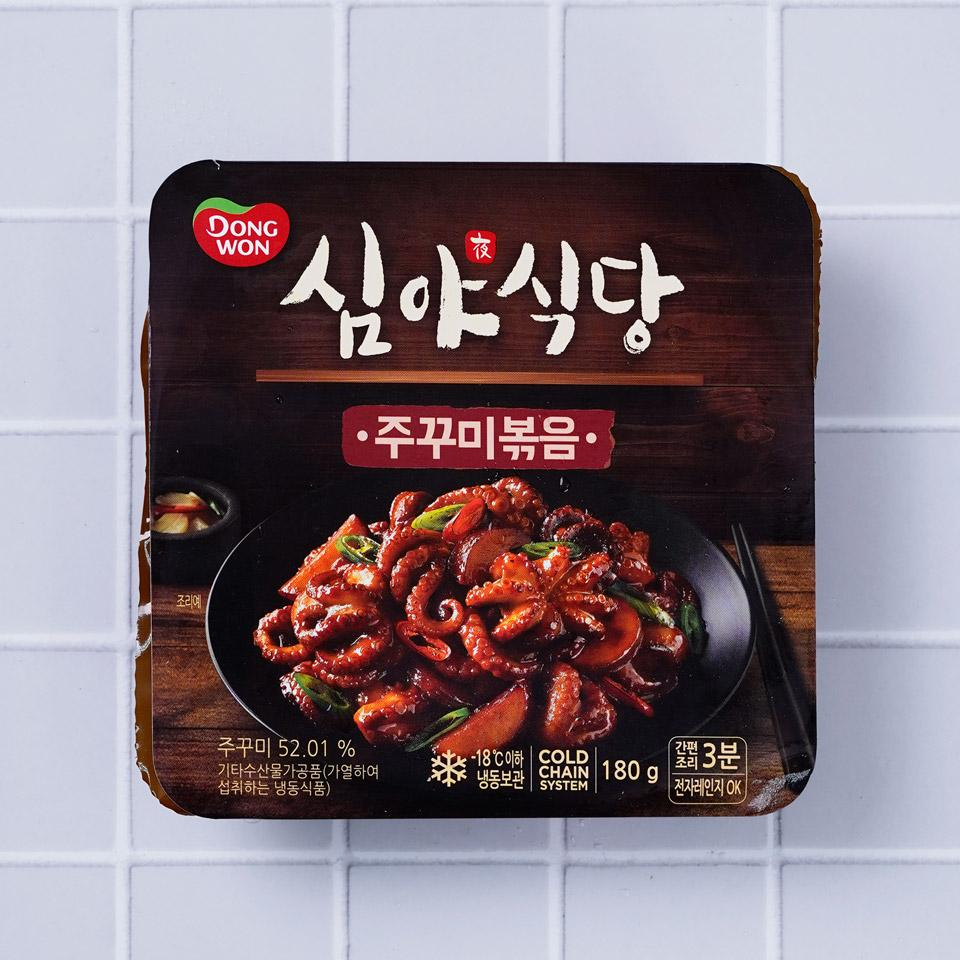 [Dongwon] Spicy Stir-Fried Webfoot Octopus 180g  동원 심야식당 쭈꾸미 볶음