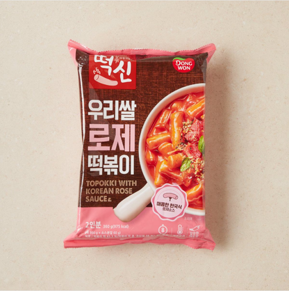 [Dongwon] Tteokbokki Master Pack – Cheese, Rosé, Soupy, Spicy 동원 떡볶이의신 4종 세트