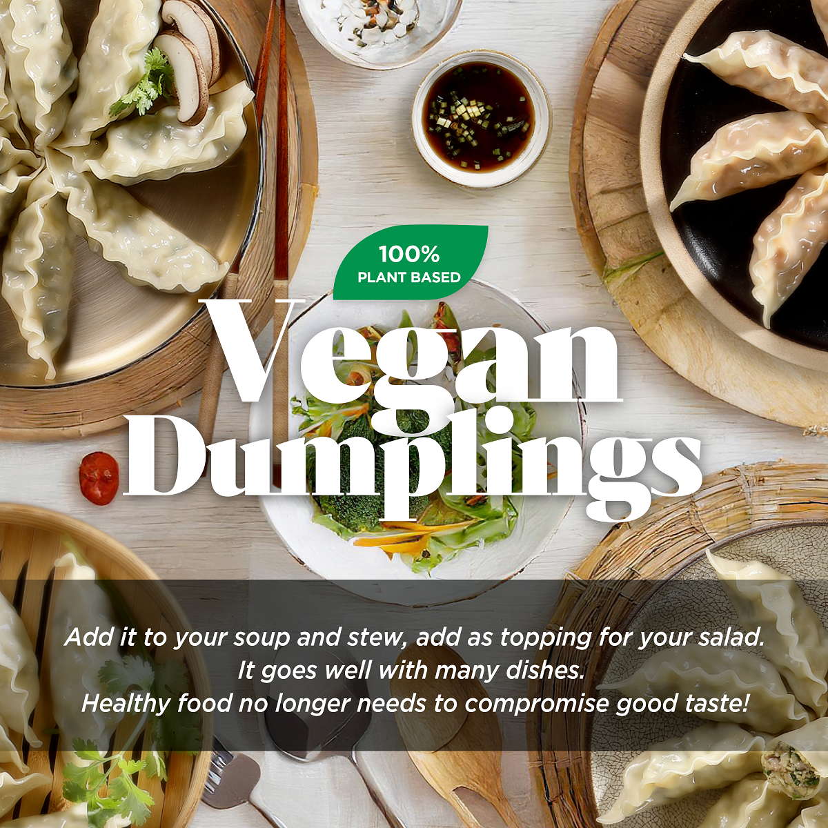 [Foodware] Vegan Vegetable Dumplings 420g 만두  야채만두 김치만두 잡채만두 버섯만두