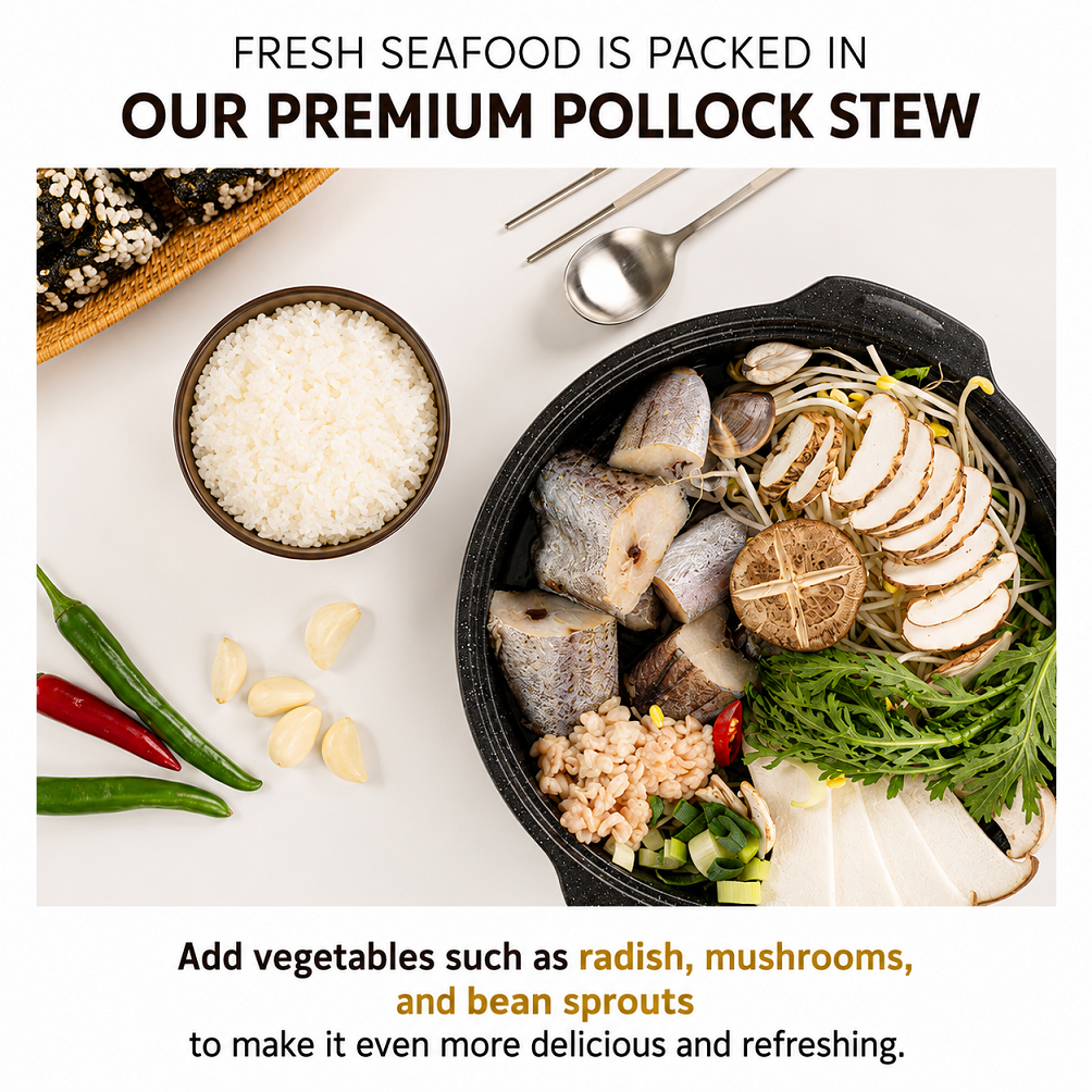 [Gangneungdaek] Korean Pollock Stew (Dongtae Tang) 650g  강릉댁 동태탕