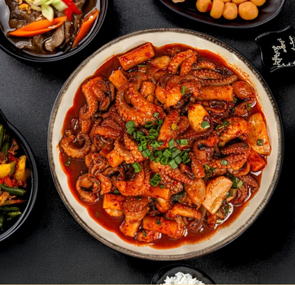 [Gangneungdaek] Stir-Fried Webfoot Octopus (Bong Bong Jjukkumi) 600g  강릉댁 봉봉쭈꾸미