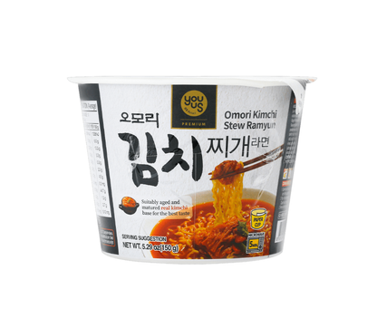 [GS25 YOUUS] Omori Kimchi Stew Cup Ramyun 150g 오모리 김치찌개라면