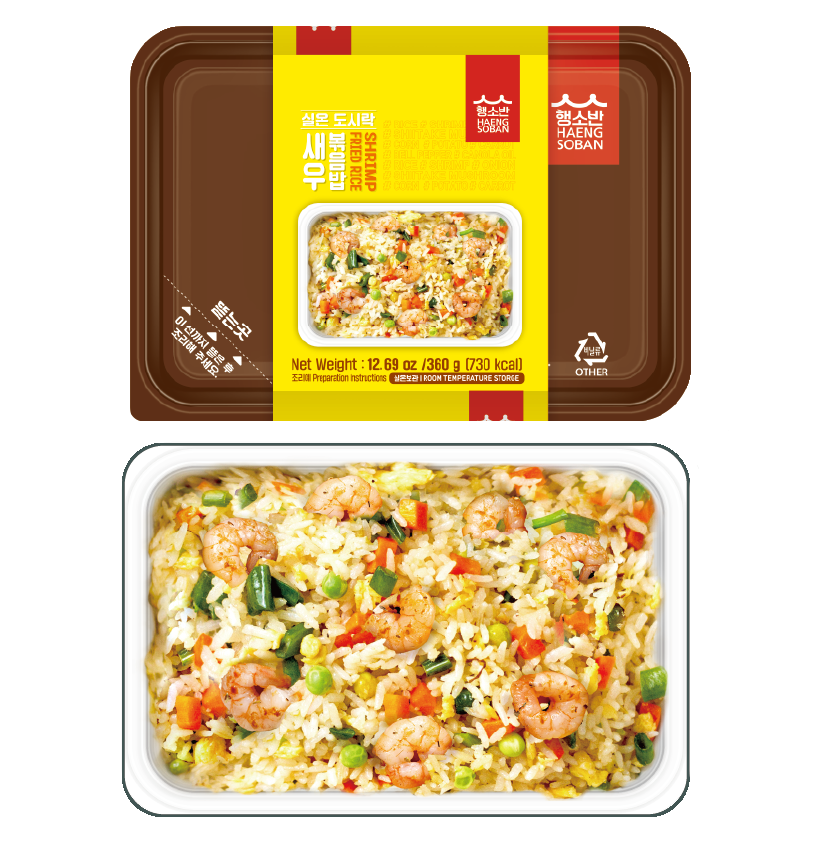 [Haengsoban] Microwave Ready Korean Dosirak (Lunchbox) Meals 행소반 도시락
