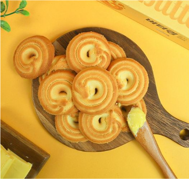 [Haitai] Butter Ring Gold Cookies 65g (해태 버터링 골드)