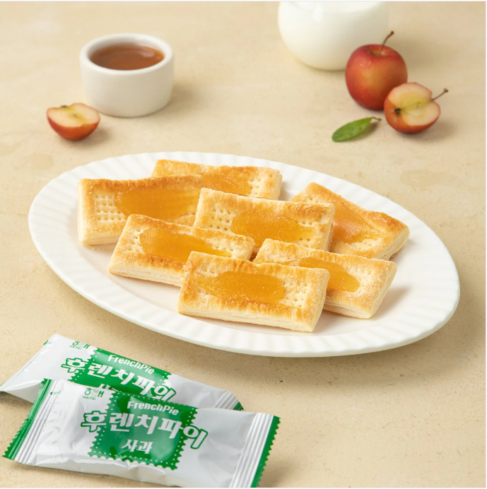 [Haitai] French Pie 156g  해태 후렌치파이 (사과 / 딸기 / 애플망고)