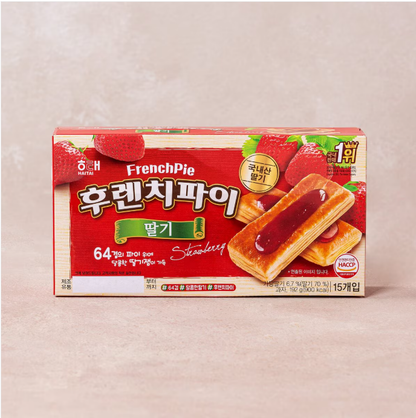 [Haitai] French Pie 156g  해태 후렌치파이 (사과 / 딸기 / 애플망고)