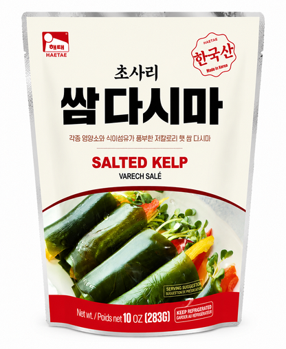 [Haitai] Korean Salted Seaweed Collection 283g (3 Types) 해태 한국산 염장 생미역 미역줄기 쌈다시마