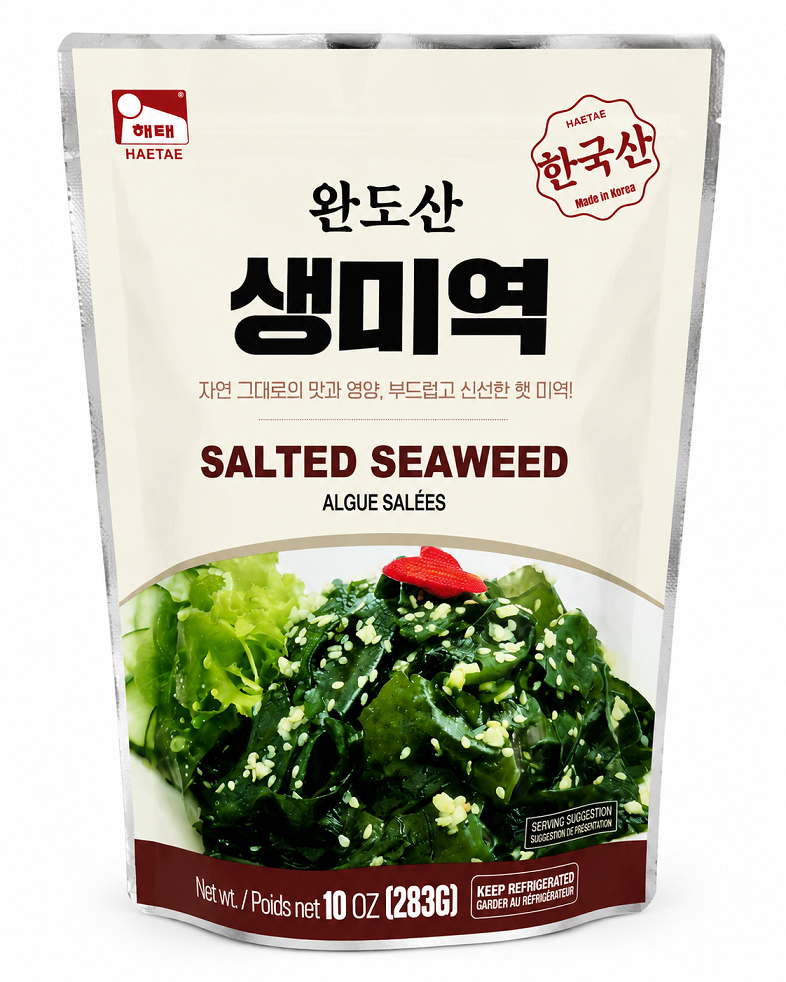[Haitai] Korean Salted Seaweed Collection 283g (3 Types) 해태 한국산 염장 생미역 미역줄기 쌈다시마