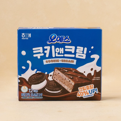 [Haitai] Oh Yes Chocolate Coated Cake (Original / Cookie & Cream) 해태 오예스