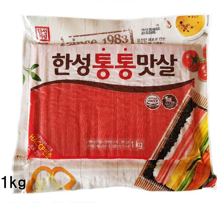 [Hansung] Chunky Crabmeat Stick Gold 236g / 1kg   한성 통통맛살 골드