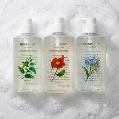 [Herbmary] Jeju Herbal Spring Water Body Wash 800ml 허브마리 제주 허브 바디워시