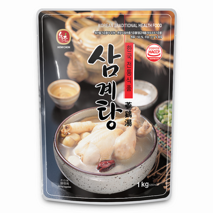 [Gyodong] Samgyetang Ginseng Chicken Soup 1kg 하우촌 삼계탕