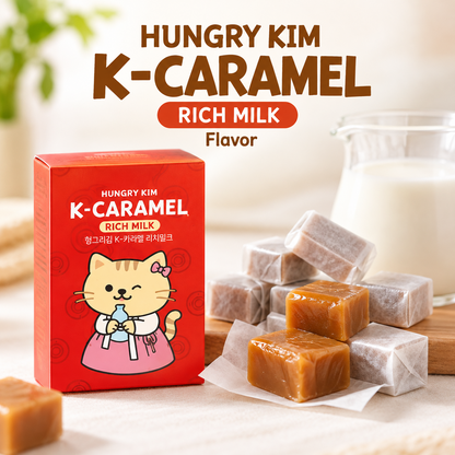 [Hungry Kim] K-Caramel Assorted Gift Box 50g x 4  헝그리킴 K-카라멜
