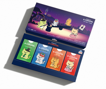 [Hungry Kim] K-Caramel Assorted Gift Box 50g x 4  헝그리킴 K-카라멜