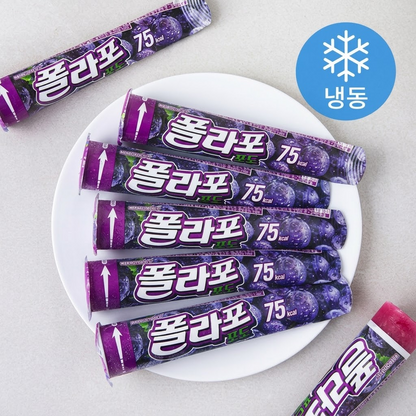 Korean Ice Pop  – 8 Popular Flavors Ice Bar  아이스바 빠삐코 폴라포 쭈쭈바 탱크보이 뽕따