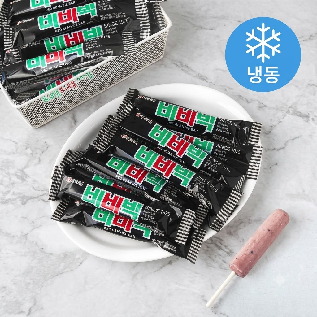 Korean Ice Pop  – 8 Popular Flavors Ice Bar  아이스바 빠삐코 폴라포 쭈쭈바 탱크보이 뽕따