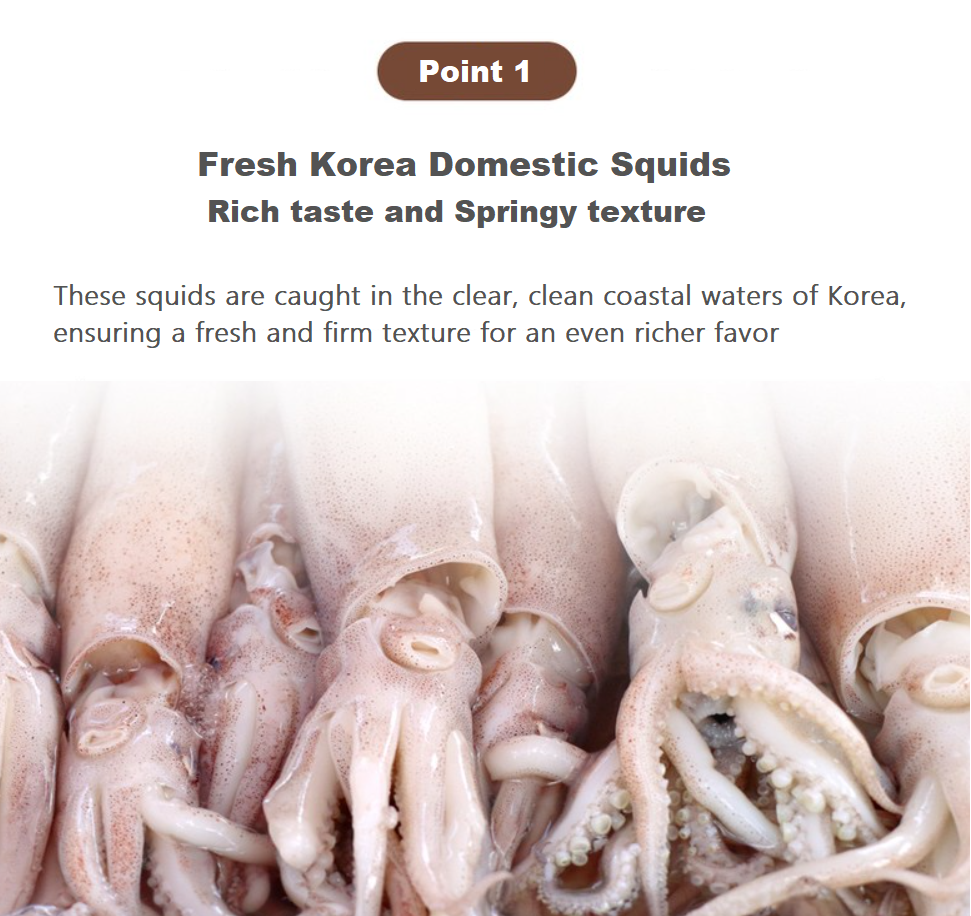 [Jeongok] Korea Spicy Squid Radish Soup 500g 수제 오징어무국 (정옥)